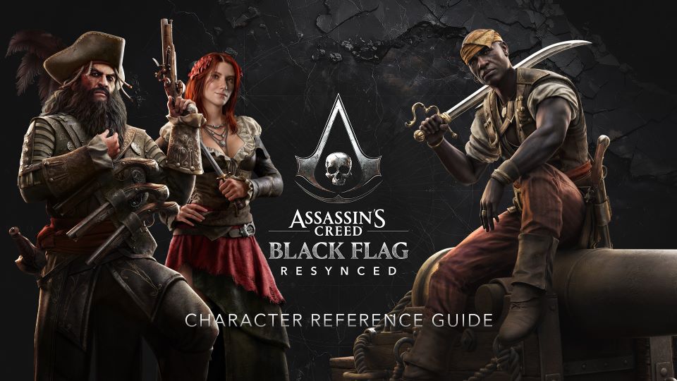 AC Black Flag Resynced key art — Edward Kenway in pirate gear